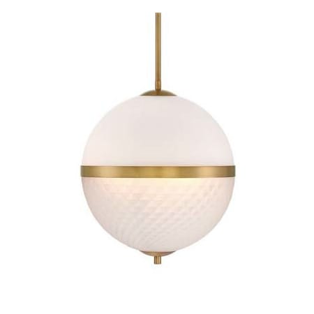 Designers Fountain Dia 14" Wide Pendant Old Satin Brass