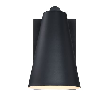 Designers Fountain Cedar Mist 12" Tall Outdoor Wall Sconce Black
