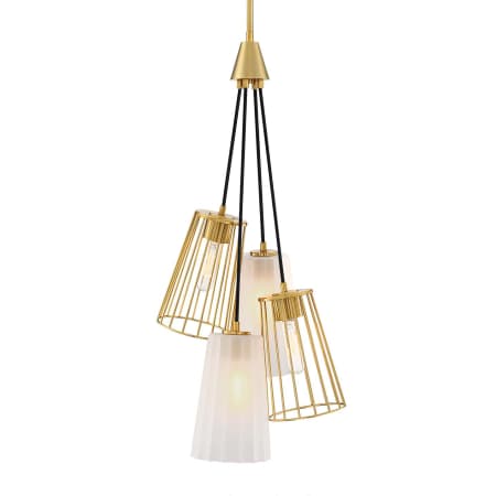 Designers Fountain Liana 4 Light 15" Wide Chandelier Brushed Gold