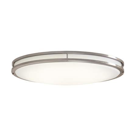 Designers Fountain 24" Wide Integrated LED Flush Mount Ceiling Fixture Brushed Nickel