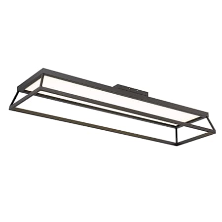 Designers Fountain Terrace 44" Wide Integrated LED Flush Mount Ceiling Fixture Matte Black