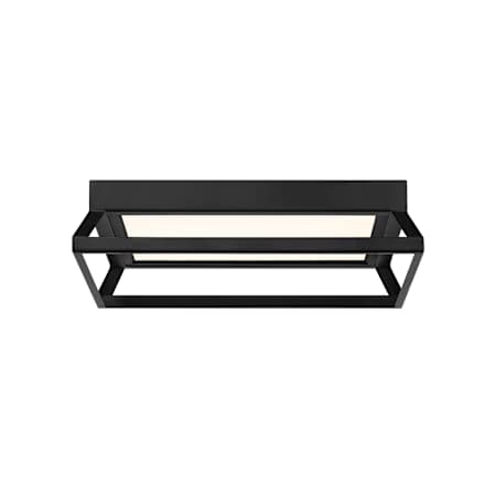 Designers Fountain Terrace 14" Wide Integrated LED Flush Mount Ceiling Fixture Matte Black