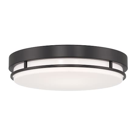 Designers Fountain Noble 16" Wide Integrated LED Flush Mount Drum Ceiling Fixture Matte Black