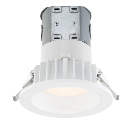 Designers Fountain Easy-Up LED Canless Recessed Fixture with 4" Baffle Trims - IC Rated and Airtight White