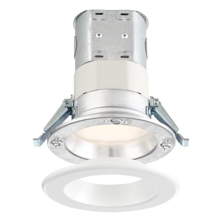 Designers Fountain Easy-Up LED Canless Recessed Fixture with 4" Baffle Trims - IC Rated and Airtight White