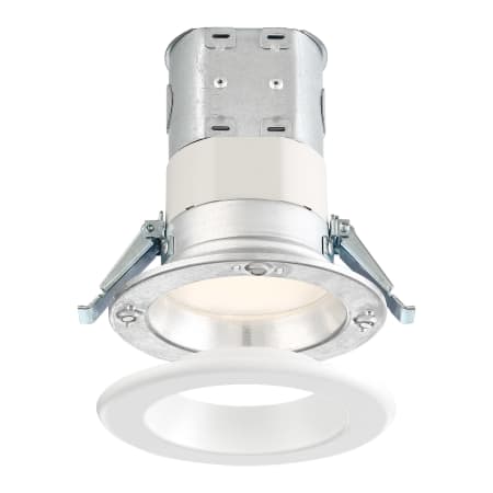 Designers Fountain Easy-Up LED Canless Recessed Fixture with 4" Baffle Trims - IC Rated and Airtight White