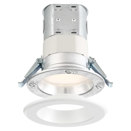 Designers Fountain Easy-Up LED Canless Recessed Fixture with 4" Baffle Trims - IC Rated and Airtight White