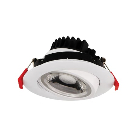 Designers Fountain LED Canless Recessed Fixture with 4" Adjustable Trims - Airtight White