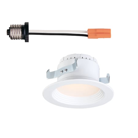 Designers Fountain 4" Integrated LED Baffle Recessed Trim White