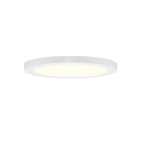Designers Fountain 9" Wide Integrated LED Flush Mount Ceiling Fixture with Plastic Shade White