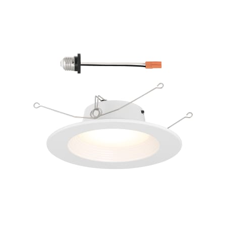 Designers Fountain LED Canless Recessed Fixture with 6" Baffle Trims - Airtight White