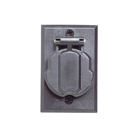 Design House Outdoor Lamp Post Electrical Outlet Black