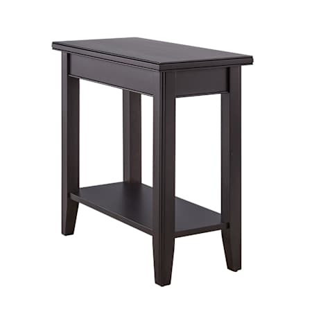 Design House Laurent 24" Wide Rectangle Wood Table Black
