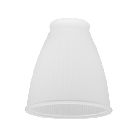 Design House Millbridge 4.5" Wide Ceiling Fan Replacement Ribbed Glass Globe Frosted