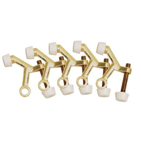 Design House 2-1/8 Inch Hinge Pin Door Stop - Pack of 5 Polished Brass