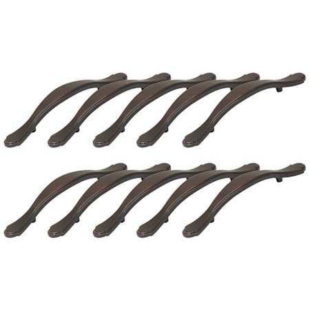 Design House Victorian 3 Inch Center to Center Handle Cabinet Pull - 10 Pack Oil Rubbed Bronze