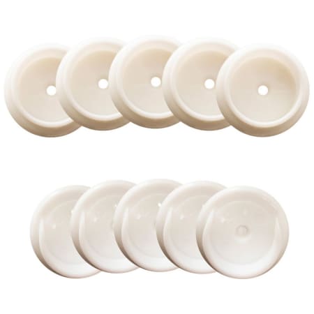Design House Plastic Closet Pole Sockets White
