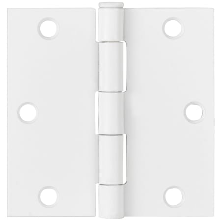 Design House 3-1/2" x 3-1/2" Butt Square Corner Surface Mount Door Hinge - Pack of 9 White
