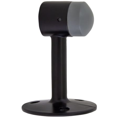Design House 3-1/8 Inch Floor Mounted Gooseneck Door Stop - Pack of 4 Matte Black