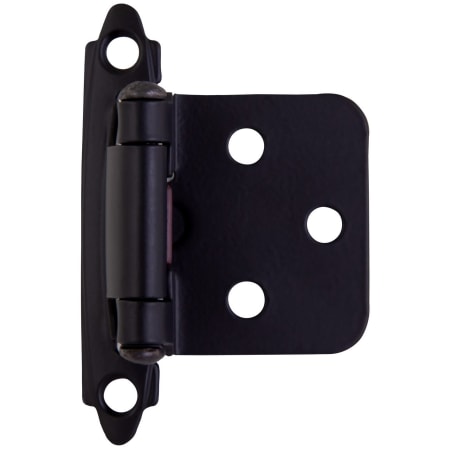 Design House Traditional Overlay Cabinet Door Hinge - Pack of 20 Matte Black