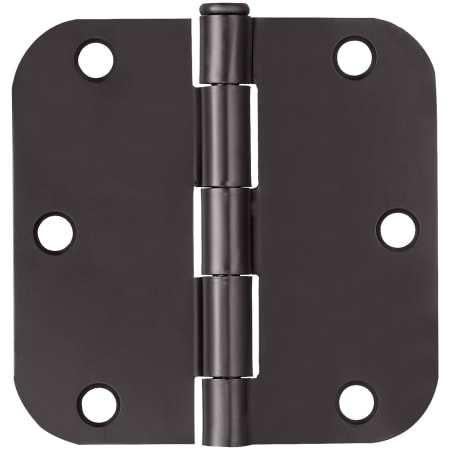 Design House 3-1/2" x 3-1/2" Butt 5/8" Radius Corner Surface Mount Door Hinge - Pack of 9 Matte Black