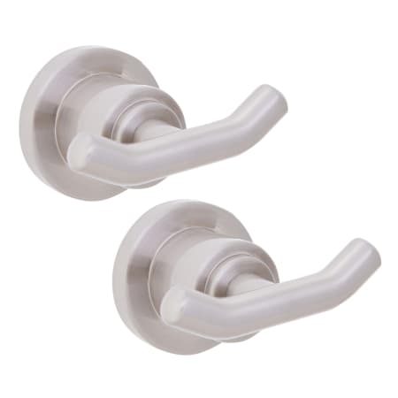 Design House Geneva Double Hook Robe Hook Satin Nickel