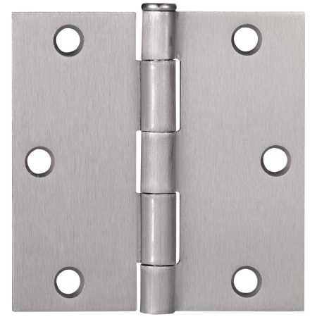 Design House 3-1/2" x 3-1/2" Butt Square Corner Surface Mount Door Hinge - Pack of 6 Satin Nickel