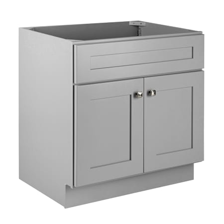 Design House Brookings 30" Single Free Standing Vanity Cabinet - Less Vanity Top Gray