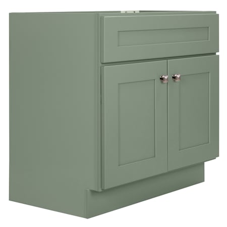 Design House Brookings 30" Single Free Standing Vanity Cabinet Only - Less Vanity Top Evergreen Fog