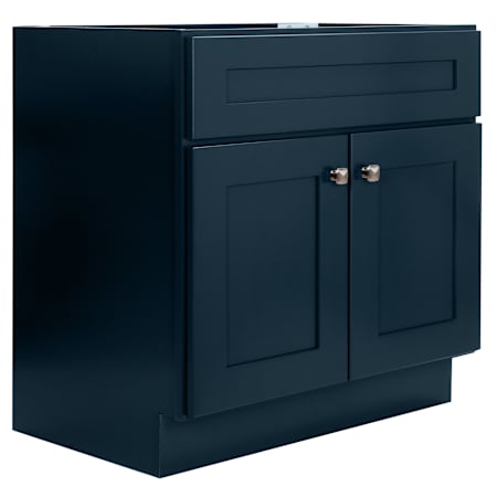 Design House Brookings 30" Single Free Standing Vanity Cabinet Only - Less Vanity Top Dark Night