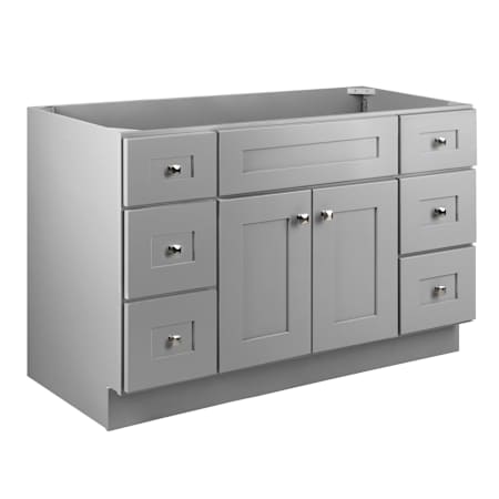 Design House Brookings 48" Single Free Standing Vanity Cabinet Only - Less Vanity Top Gray