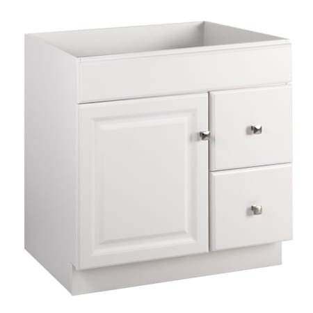 Design House Wyndham 30" Single Free Standing Vanity Cabinet Only - Less Vanity Top White