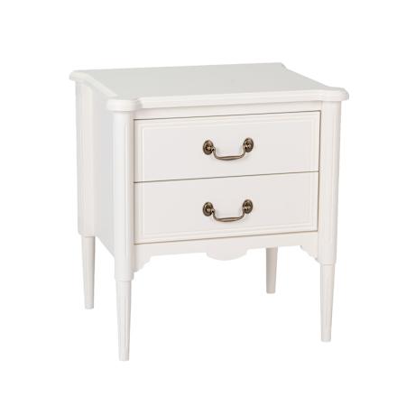 Design House Oxford 24" Wide Medium Density Fiberboard (MDF) Top Wood Table Antique White