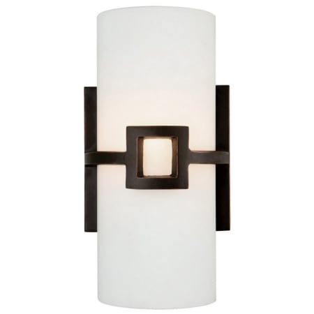 Design House Monroe 11" Tall Wall Sconce with Frosted Glass Shade - ADA Compliant Oil Rubbed Bronze