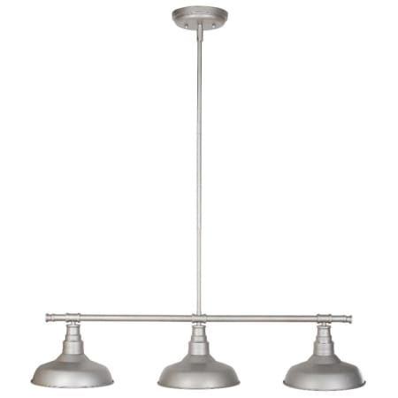 Design House Kimball 3 Light 37" Wide Multi Light Pendant with Metal Shade Galvanized