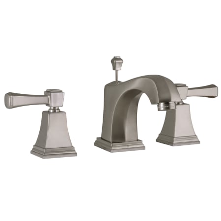Design House Torino 1.2 GPM Widespread Bathroom Faucet with Metal Lever Handles Satin Nickel