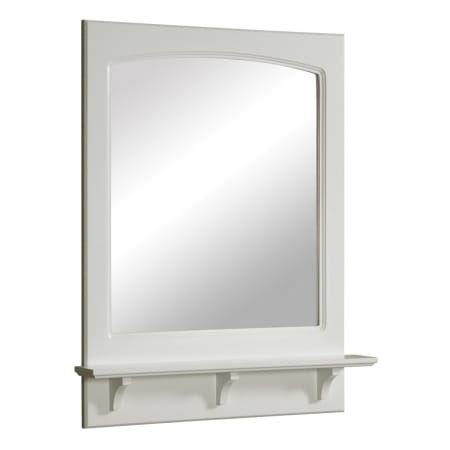 Design House 24" Framed Mirror with Shelf from the Concord Collection White