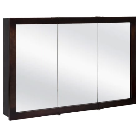Design House Ventura 48" Framed Triple Door Mirrored Medicine Cabinet Espresso