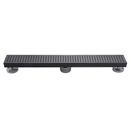 Design House 36" Pattern Grate Linear Shower Drain Matte Black