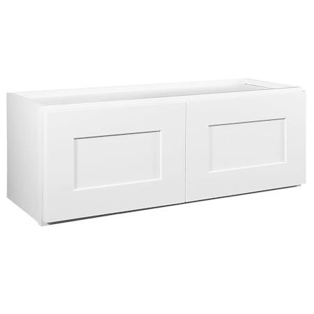 Design House Brookings 33" Wide x 12" Tall Double Door Wall Cabinet White