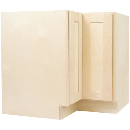 Design House Brookings 36" Wide x 35" Tall Lazy Susan Corner Base Kitchen Cabinet Unfinished Birch