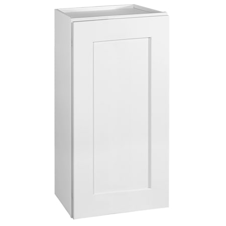 Design House Brookings 15" Wide x 30" High Single Door Wall Cabinet White
