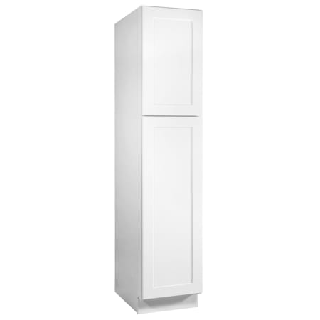 Design House Brookings 18" Wide x 84" High Double Door Tall Pantry Cabinet White