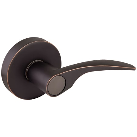 Design House Non-Turning One-Sided Dummy Door Lever with Round Rose Oil Rubbed Bronze