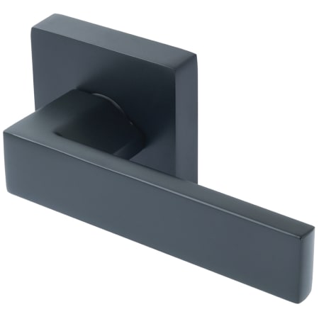 Design House Karsen Non-Turning One-Sided Dummy Door Lever with Square Rose Matte Black