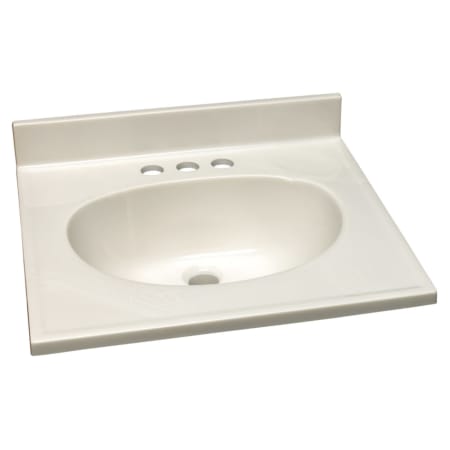 Design House 19" Cultured Marble Vanity Top with Backsplash White on White