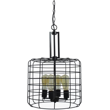 Design House Ajax 4 Light 15" Wide Cage Chandelier Coffee Bronze