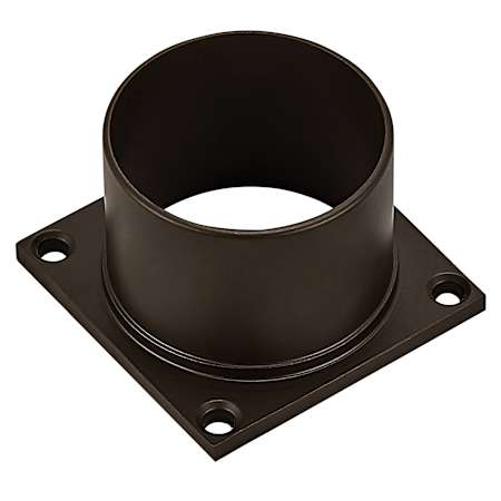Design House 3" Tall Outdoor Pier Base Accessory Mount for Deck Porch Patio Bronze