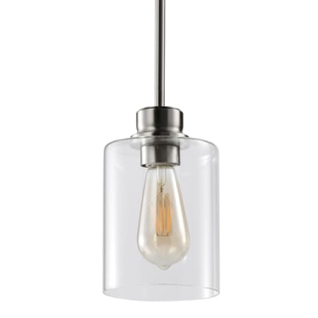 Design House Haddie 6" Wide LED Mini Pendant Satin Nickel