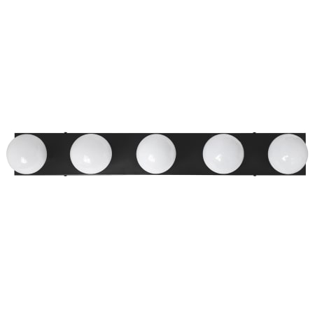 Design House 5 Light 30" Wide Vanity Strip - 2.5 AMPS Matte Black